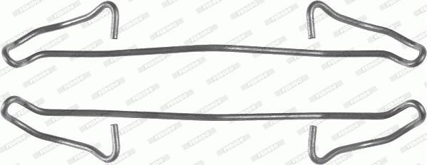 Ferodo FBA500 - Комплектующие для колодок дискового тормоза abcparts.ee