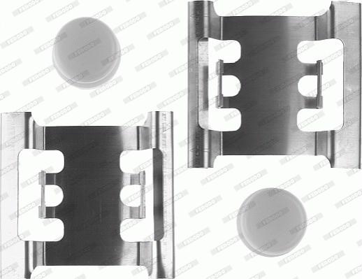 Ferodo FBA514 - Комплектующие для колодок дискового тормоза abcparts.ee