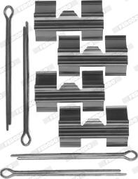 Ferodo FBA581 - Комплектующие для колодок дискового тормоза abcparts.ee