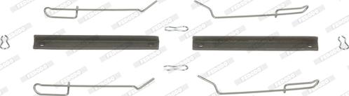 Ferodo FBA520 - Комплектующие для колодок дискового тормоза abcparts.ee