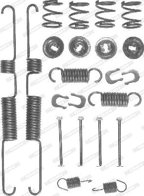 Ferodo FBA118 - Комплектующие, барабанный тормозной механизм abcparts.ee