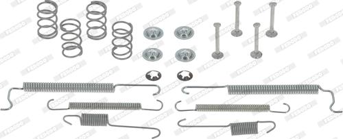 Ferodo FBA34 - Комплектующие, барабанный тормозной механизм abcparts.ee