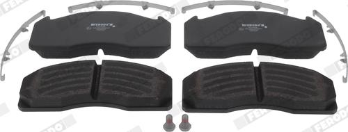 Ferodo FCV1962B - Тормозные колодки, дисковые, комплект abcparts.ee