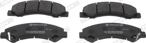 Ferodo FCV1853 - Тормозные колодки, дисковые, комплект abcparts.ee