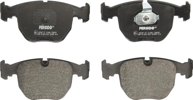 Ferodo FDB997 - Тормозные колодки, дисковые, комплект abcparts.ee