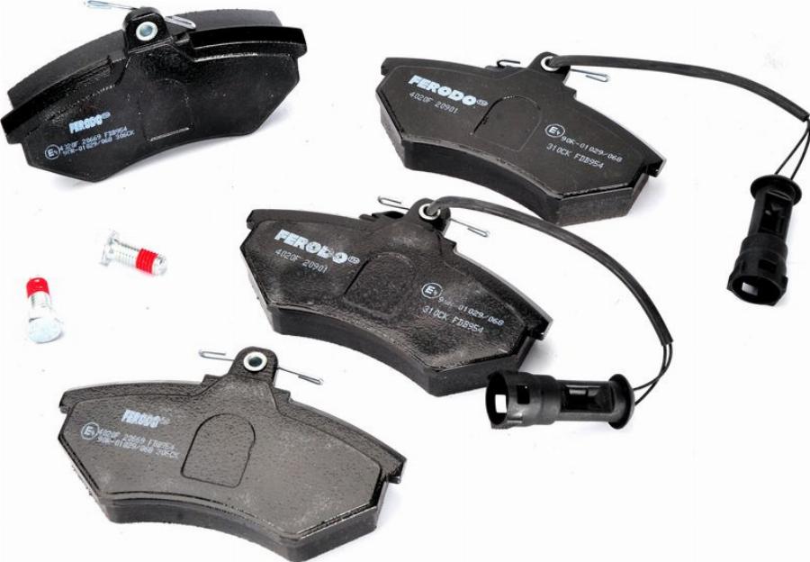 Ferodo FDB954 - Тормозные колодки, дисковые, комплект abcparts.ee