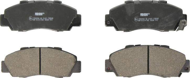 Ferodo FDB905 - Тормозные колодки, дисковые, комплект abcparts.ee