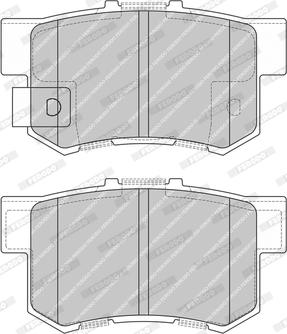 Ferodo FDB4991-D - Тормозные колодки, дисковые, комплект abcparts.ee