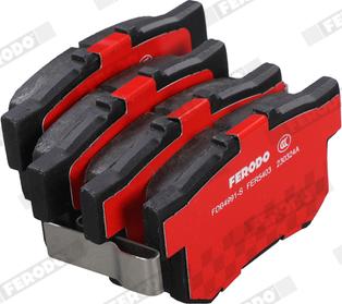 Ferodo FDB4991-S - Тормозные колодки, дисковые, комплект abcparts.ee
