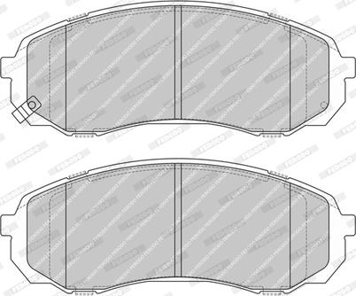 Ferodo FDB4979-D - Тормозные колодки, дисковые, комплект abcparts.ee