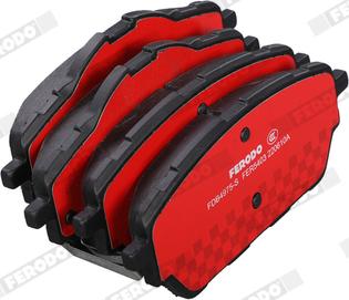 Ferodo FDB4975-S - Тормозные колодки, дисковые, комплект abcparts.ee
