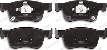 Ferodo FDB4973-D - Тормозные колодки, дисковые, комплект abcparts.ee
