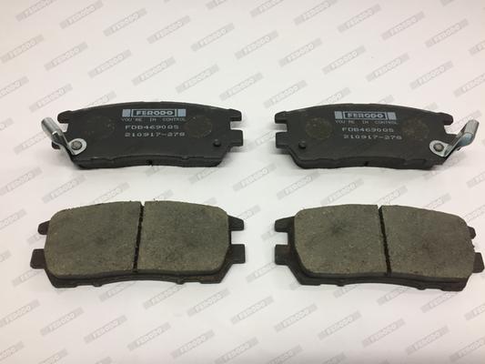 Ferodo FDB4690QS - Тормозные колодки, дисковые, комплект abcparts.ee