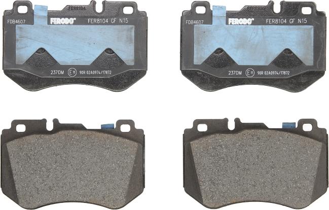 Ferodo FDB4607 - Тормозные колодки, дисковые, комплект abcparts.ee