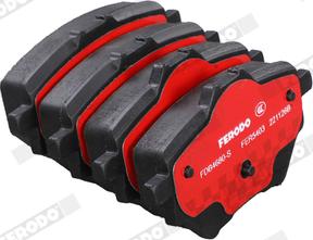 Ferodo FDB4680-S - Тормозные колодки, дисковые, комплект abcparts.ee