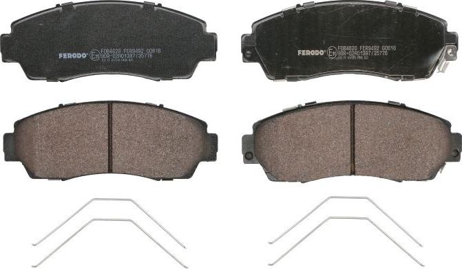 Ferodo FDB4620 - Тормозные колодки, дисковые, комплект abcparts.ee
