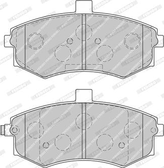 Ferodo FDB4621-D - Тормозные колодки, дисковые, комплект abcparts.ee