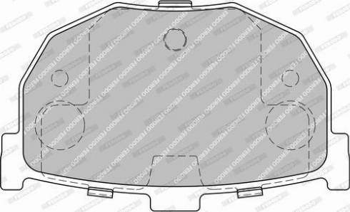 Ferodo FDB4622-D - Тормозные колодки, дисковые, комплект abcparts.ee