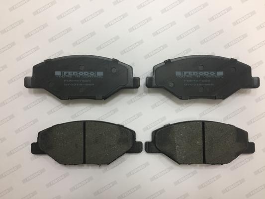 Ferodo FDB4676QS - Тормозные колодки, дисковые, комплект abcparts.ee
