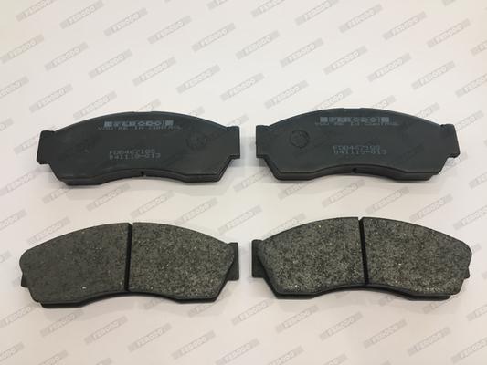 Ferodo FDB4671QS - Тормозные колодки, дисковые, комплект abcparts.ee