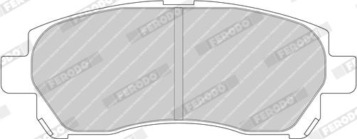 Ferodo FDB4049 - Тормозные колодки, дисковые, комплект abcparts.ee