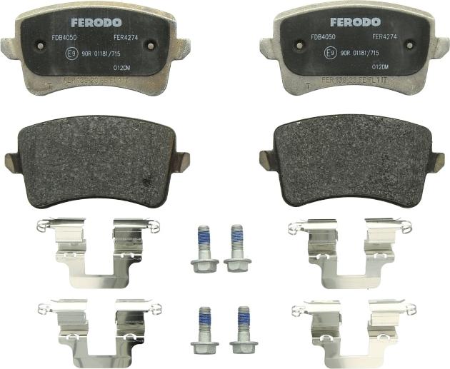 Ferodo FDB4050 - Тормозные колодки, дисковые, комплект abcparts.ee