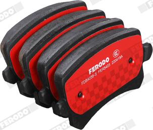 Ferodo FDB4058-S - Тормозные колодки, дисковые, комплект abcparts.ee