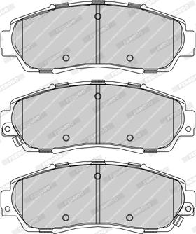 Ferodo FDB4161B-D - Тормозные колодки, дисковые, комплект abcparts.ee