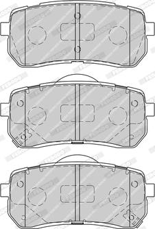 Ferodo FDB4114-D - Тормозные колодки, дисковые, комплект abcparts.ee