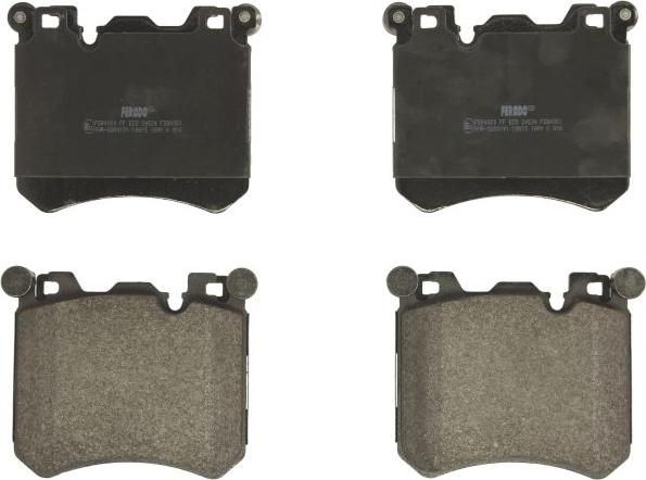 Ferodo FDB4351 - Тормозные колодки, дисковые, комплект abcparts.ee