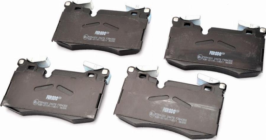 Ferodo FDB4358 - Тормозные колодки, дисковые, комплект abcparts.ee