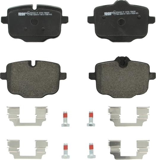 Ferodo FDB4381 - Тормозные колодки, дисковые, комплект abcparts.ee