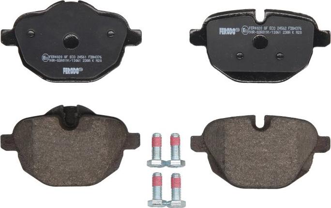 Ferodo FDB4376 - Тормозные колодки, дисковые, комплект abcparts.ee