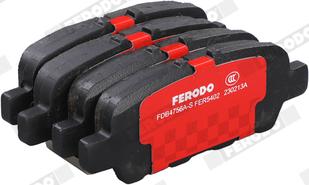 Ferodo FDB4756A-S - Тормозные колодки, дисковые, комплект abcparts.ee