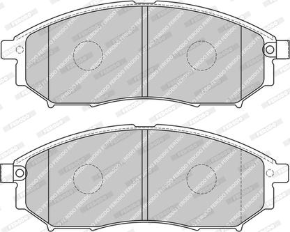 Ferodo FDB4757-D - Тормозные колодки, дисковые, комплект abcparts.ee