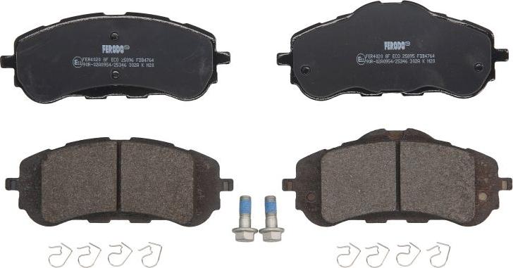 Ferodo FDB4764 - Тормозные колодки, дисковые, комплект abcparts.ee