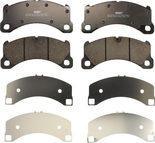 Ferodo FDB4717 - Тормозные колодки, дисковые, комплект abcparts.ee
