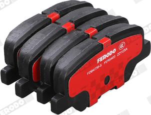 Ferodo FDB4739-S - Тормозные колодки, дисковые, комплект abcparts.ee