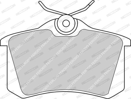 Ferodo FDB541-D - Тормозные колодки, дисковые, комплект abcparts.ee