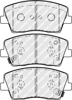Ferodo FDB5044 - Тормозные колодки, дисковые, комплект abcparts.ee