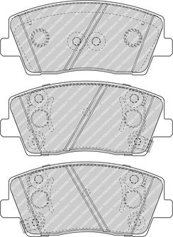 Ferodo FDB5045 - Тормозные колодки, дисковые, комплект abcparts.ee