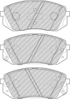 Ferodo FDB5039 - Тормозные колодки, дисковые, комплект abcparts.ee