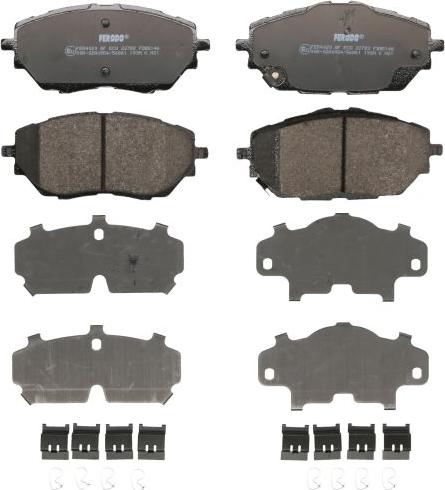 Ferodo FDB5146 - Тормозные колодки, дисковые, комплект abcparts.ee