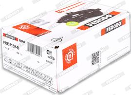 Ferodo FDB5158-D - Тормозные колодки, дисковые, комплект abcparts.ee