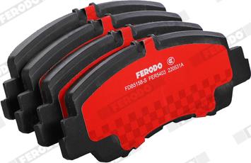 Ferodo FDB5158-S - Тормозные колодки, дисковые, комплект abcparts.ee