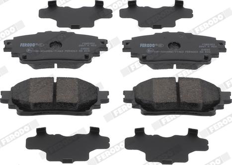 Ferodo FDB5353 - Тормозные колодки, дисковые, комплект abcparts.ee