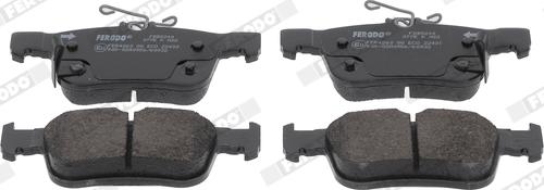 Ferodo FDB5240 - Тормозные колодки, дисковые, комплект abcparts.ee