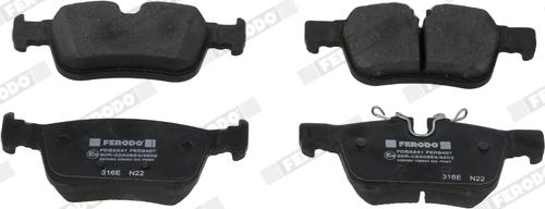 Ferodo FDB5241 - Тормозные колодки, дисковые, комплект abcparts.ee
