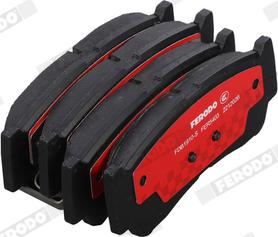 Ferodo FDB1910-S - Тормозные колодки, дисковые, комплект abcparts.ee