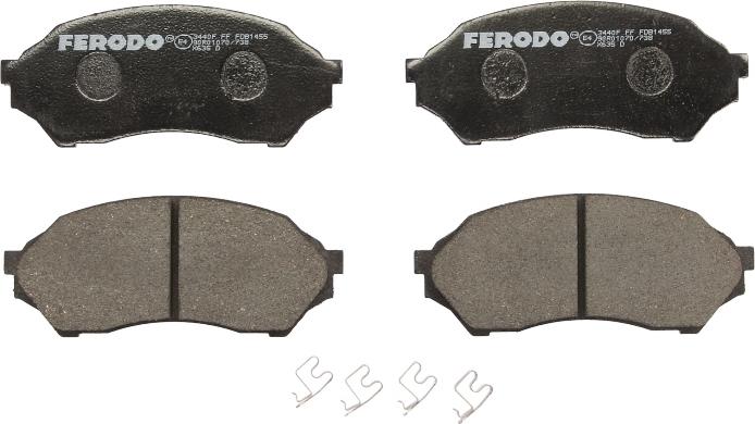 Ferodo FDB1455 - Тормозные колодки, дисковые, комплект abcparts.ee